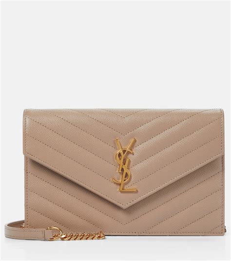 brand new ysl medium wallet on chain|YSL cassandre envelope chain wallet.